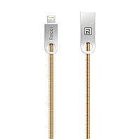 Lightning кабель 1 м Gravel розовое золото Recci RCL-W100 g