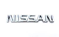 Эмблема шильдик логотип надпись на крышку багажника Nissan (Ниссан) (Хром)