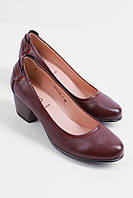 Туфли женские бордового цвета 176431S