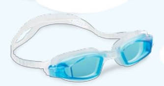 Intex 55682-blue — Окуляри для плавання, від 8 років. Блакитні