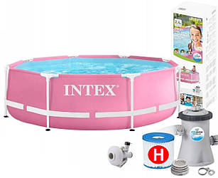 Intex 28292 (Діаметр 244 x Висота 76 см) Каркасний басейн Metal Frame Pool