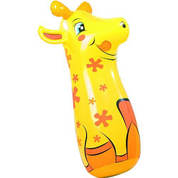 Bestway 52152-Giraffe (Висота 91 см) Надувна фігура-неваляйко. Жираф