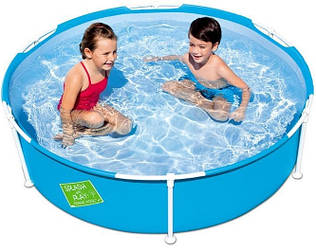 Bestway 56283BW (Діаметр 152 x Висота 38 см) Каркасний дитячий басейн
