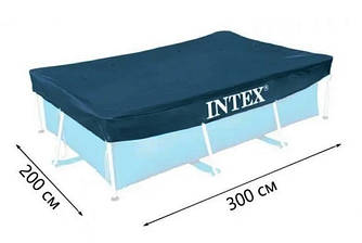 Intex 28038 (Довжина 300 x Ширина 200 см) Тент для прямокутного басейну
