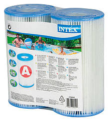 Intex 29002 (Діаметр 10,9 x Висота 20,2 см) 2 картриджі тип "А" для фільтра