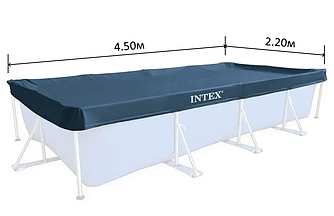 Intex 28039 (Довжина 460 x Ширина 226 см) Тент для прямокутного басейну