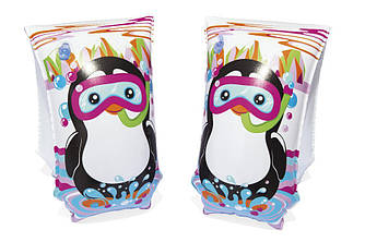 Bestway 32102-penguin (Довжина 30 x Ширина 15 см) надувні нарукавники Пінгвін, 30x15 см, 5-12 л