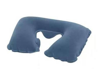 Bestway 67006-blue (Довжина 37 x Ширина 24 см) Надувна подушка, підголівник bestway. Блакитна
