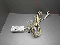 Подовжувач мережевий фільтр Б/У Подовжувач на 2 розетки 3 метри