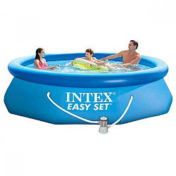 Intex 28122 (Діаметр 305 x Висота 76 см) Надувний басейн Easy Set