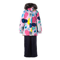 Комплект верхнього одягу Huppa RENELY 2 41850230 cвітло-рожевий з принтом/темно-синій 110 (4741468978154)
