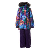 Комплект верхнього одягу Huppa RENELY 2 41850230 пурпур з принтом/темно-ліловий 110 (4741468979021)
