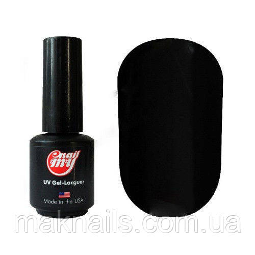 Гель-лак My Nail System № 57 черный эмаль 9мл