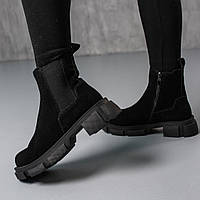 Черевики жіночі Fashion Hoofy 3846 37 розмір 24 см Чорний g