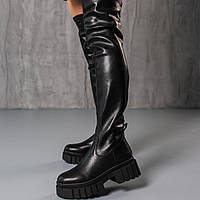 Ботфорты женские Fashion Celestia 3802 39 размер 25 см Черный g