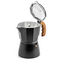 Гейзерная кофеварка Holmer Natural CF-0150-BW 3 чашки 150 мл g