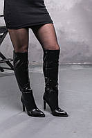 Ботфорты женские зимние Fashion Jockey 3375 38 размер 24,5 см Черный g