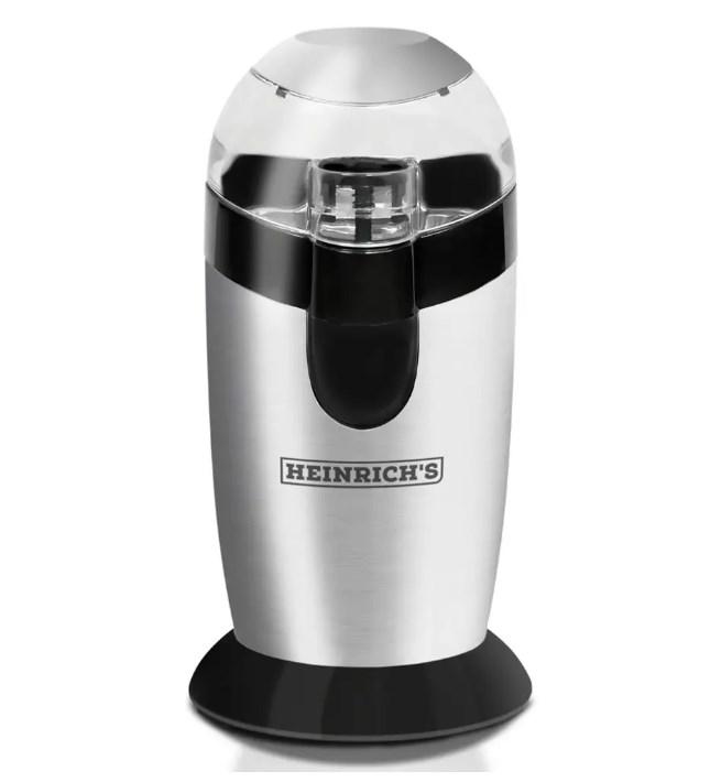 Багатофункціональна електрична кавомолка подрібнювач кавових зерен 200 Вт HEINRICH'S Електрокавомолки, фото 1