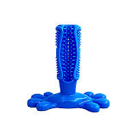Игрушка для для чистки зубов для собак 11501 12.6х9х4 см синяя g