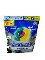 Капсулы для стирки Wash&Free 729675 25 шт g