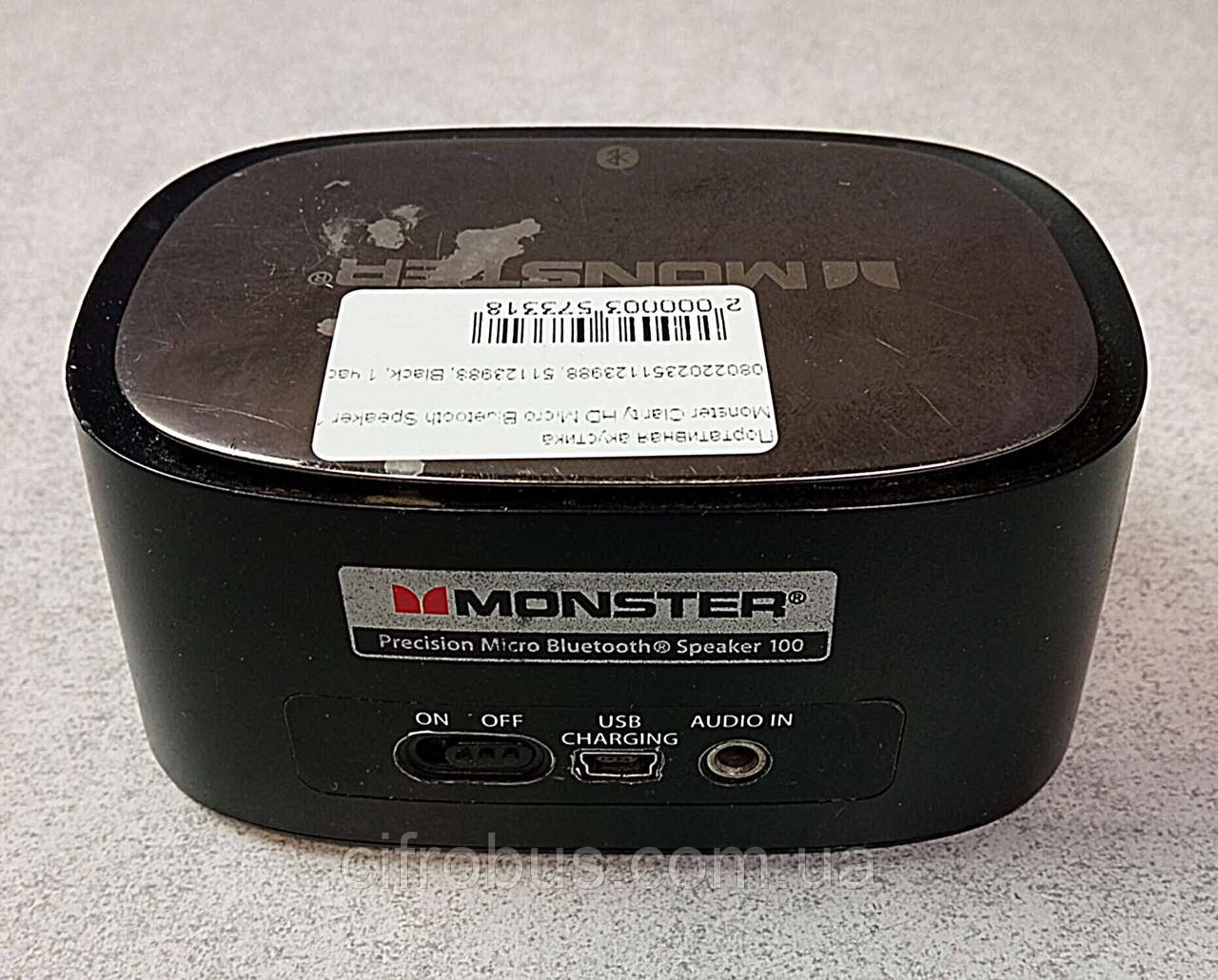 Портативна акустика колонка Б/У Monster Clarity HD Micro Bluetooth Speaker 100
