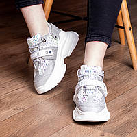 Жіночі кросівки Fashion Dorky 1707 36 розмір 23 см Срібло g