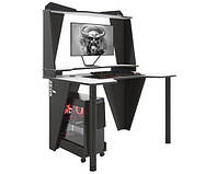 Геймерский игровой стол Zeus IVAR-3 1400 мм Альпийский Черный KT, код: 7351459