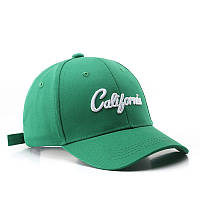 Кепка-бейсболка California 8416 56-60 см зеленая g
