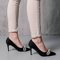 Жіночі туфлі Fashion Chui 3984 38 розмір 24,5 см Чорний g