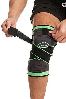 Наколінник еластичний з ременем фіксатором р.L 179471M