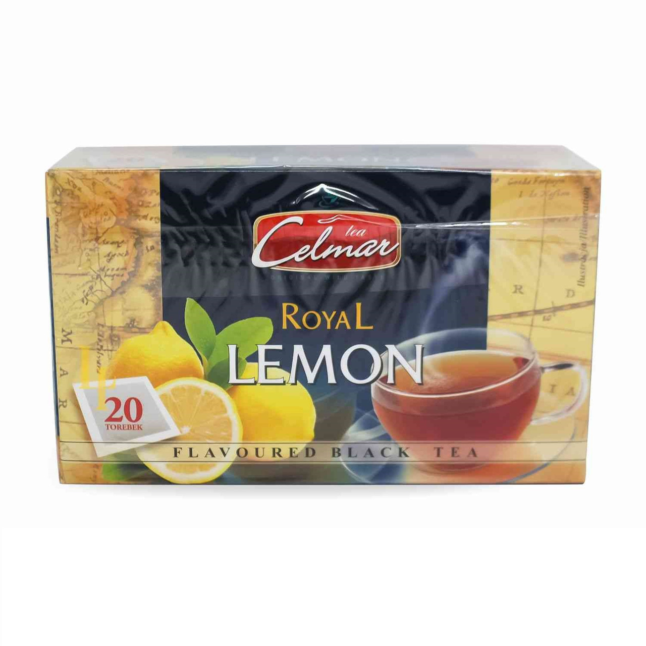 Чай чорний із лимоном Celmar Royal Lemon, 20 шт.