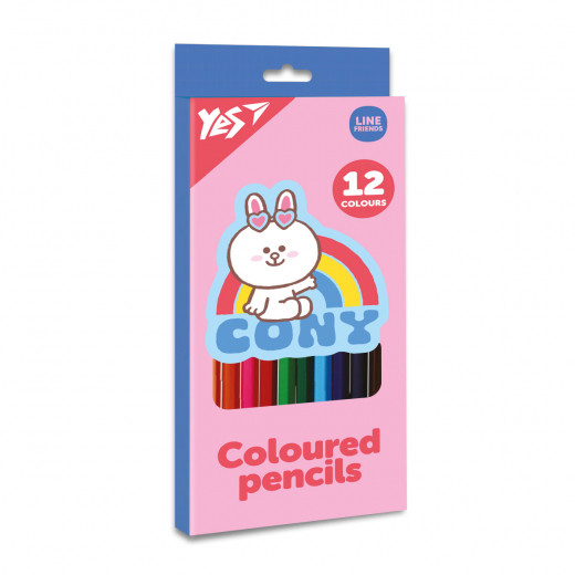 Олівці Yes Line Friends 12 кол