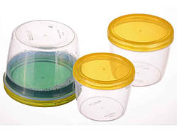 Набір контейнерів харчових Тwist (0,60,370,25) ТМ AL-PLASTIK Solmir
