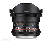 Об'єктив Samyang 12mm T3.1 VDSLR (Mikro 4/3)