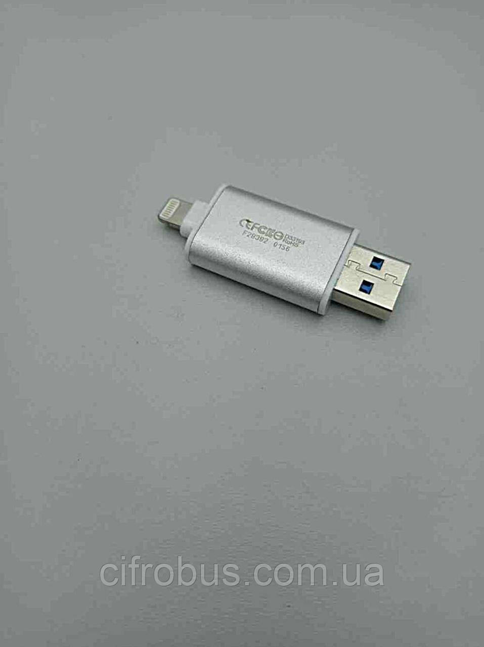 USB Flash флешка Б/У Transcend JetDrive Go 300 Lightning/USB 3.1 128Gb