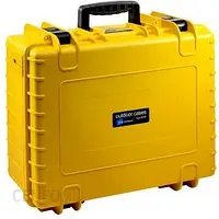 B&W outdoor.cases Typ 6000 bez wypełnienia Żółta