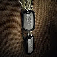 Військовий жетон Mil-Tec US Dog Tag - з послугою карбування