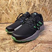 Adidas Galaxy 5 Core Black / Screaming Green / Grey Three, фото 3