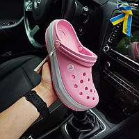 Жіночі крокси Crocs рожеві хорошее качество