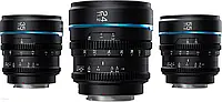 Sirui Cine Lens Nightwalker S35 Kit 24/35/55mm T1.2 MFT-Mount Black | Zestaw 3 ów filmowy