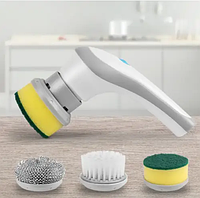 Беспроводная электрическая щетка для влажной уборки Electric Cleaning Brush Щётка для мытья посуды с насадками