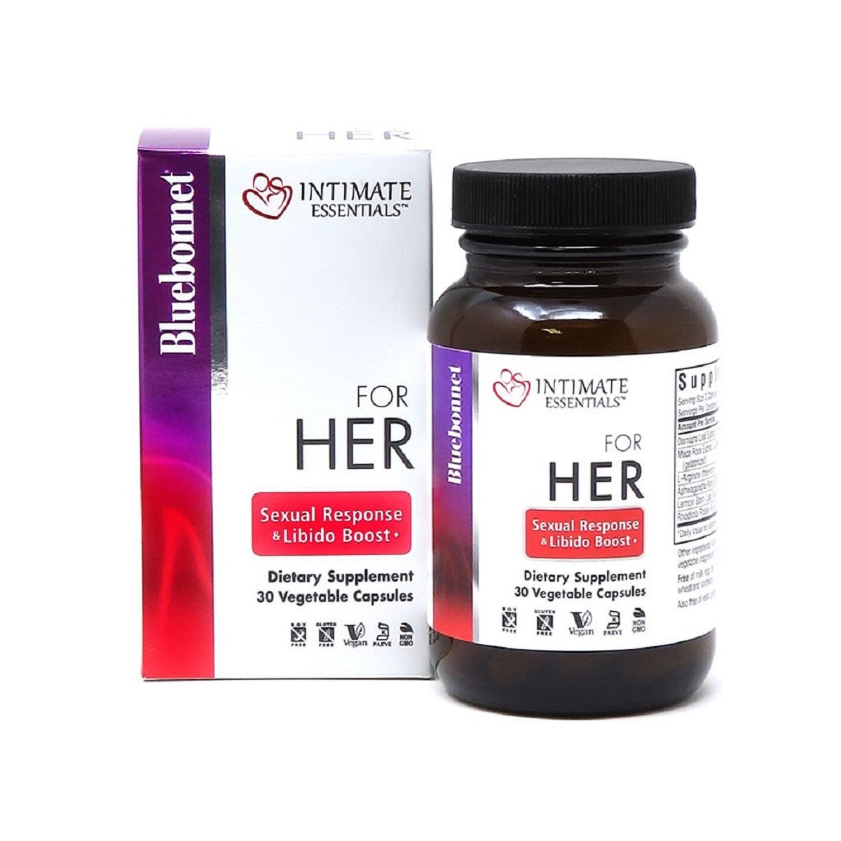 Комплекс для Неї, Intimate Essentials For Her Sexual Response And Libido Boost, Bluebonnet Nutrition, 60