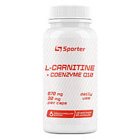 L-carnitine 670 мг + CoQ10 30 мг Sporter (45 капсул)