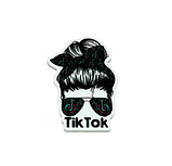 Серединка для бантів (декор- пластик), Тік-Ток, арт 012364, 1 шт, Чорний, фото 2