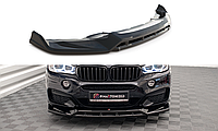 Передняя тюнинг накладка на бампер BMW X6 F16 M-pack версия 3 от G