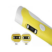 Оригінальна 3d ручка 3D ручка Smart 3D Pen 2 жовта, Бездротова 3d ручка, TS-943 Триде ручка