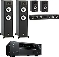 Домашній кінотеатр ONKYO TX-NR6100 CZARNY + JBL STAGE A190/A135C/A120