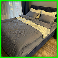Элитное сатиновое постельное белье в двухцветной красивой расцветке, роскошное постельное белье для дома