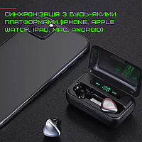 Беспроводные наушники earpods Sainyer T68 с LED Экраном и чипом Bluetrum Tws наушники для телефона MAA