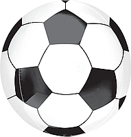 Фольгированный шар сфера Футбольный мяч 55см